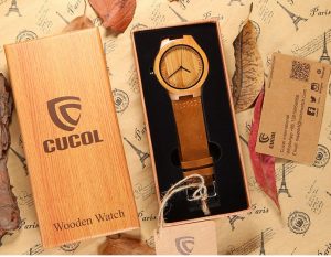 CUCOL Men Wood Watch India